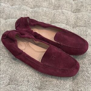 Taryn Rose Kristine suede loafers size 9.5